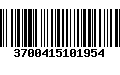 Código de Barras 3700415101954