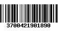 Código de Barras 3700421901890