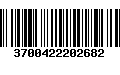 Código de Barras 3700422202682