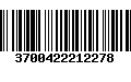 Código de Barras 3700422212278