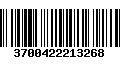 Código de Barras 3700422213268