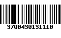 Código de Barras 3700430131110