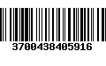 Código de Barras 3700438405916