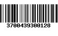 Código de Barras 3700439300128