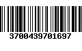 Código de Barras 3700439701697