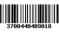 Código de Barras 3700440409018