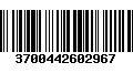 Código de Barras 3700442602967