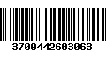 Código de Barras 3700442603063