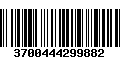 Código de Barras 3700444299882