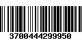 Código de Barras 3700444299950