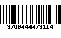 Código de Barras 3700444473114