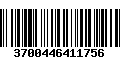 Código de Barras 3700446411756