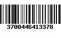 Código de Barras 3700446413378