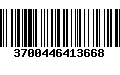 Código de Barras 3700446413668