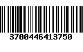 Código de Barras 3700446413750