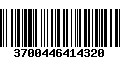 Código de Barras 3700446414320