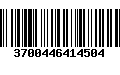 Código de Barras 3700446414504