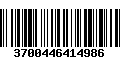 Código de Barras 3700446414986