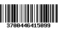 Código de Barras 3700446415099