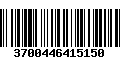 Código de Barras 3700446415150