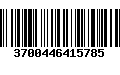 Código de Barras 3700446415785