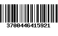 Código de Barras 3700446415921