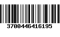 Código de Barras 3700446416195