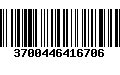 Código de Barras 3700446416706