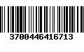 Código de Barras 3700446416713
