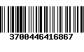 Código de Barras 3700446416867