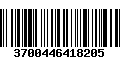 Código de Barras 3700446418205