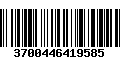 Código de Barras 3700446419585