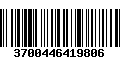 Código de Barras 3700446419806