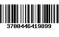 Código de Barras 3700446419899