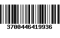 Código de Barras 3700446419936