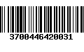 Código de Barras 3700446420031