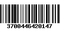 Código de Barras 3700446420147