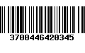 Código de Barras 3700446420345