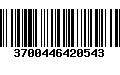 Código de Barras 3700446420543