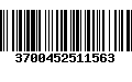 Código de Barras 3700452511563