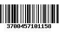 Código de Barras 3700457101158