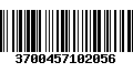 Código de Barras 3700457102056