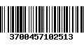 Código de Barras 3700457102513