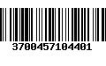 Código de Barras 3700457104401