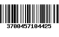 Código de Barras 3700457104425