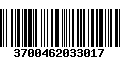 Código de Barras 3700462033017