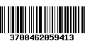 Código de Barras 3700462059413