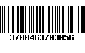 Código de Barras 3700463703056