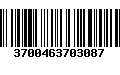 Código de Barras 3700463703087