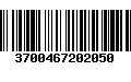 Código de Barras 3700467202050